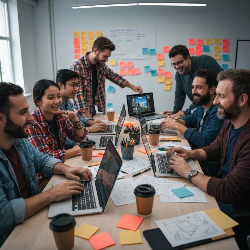 Game development team